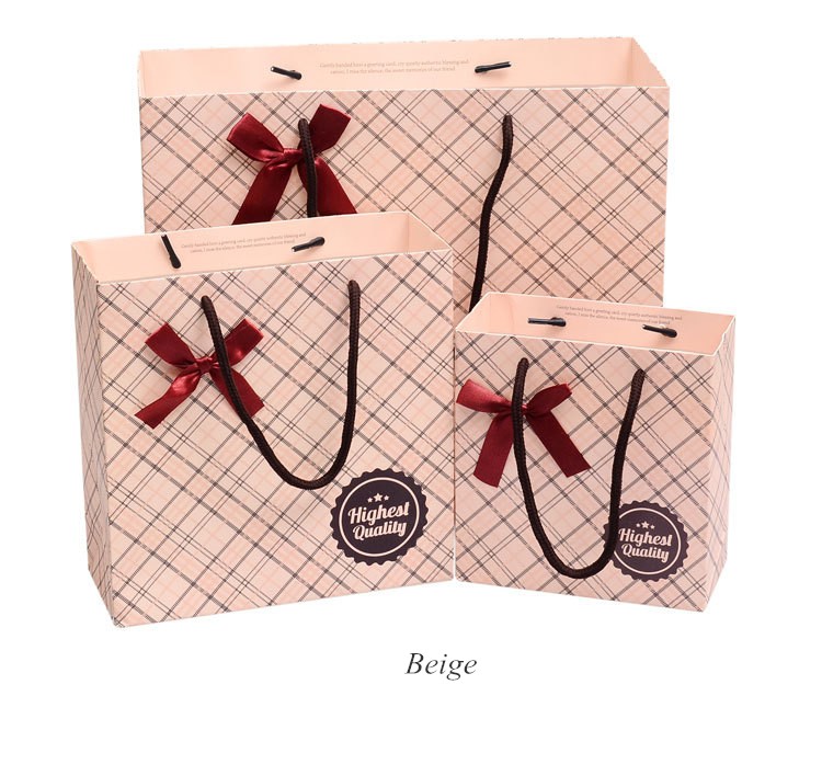 Recycled Wedding Kraft Paper Gift Bags With Handles Printable