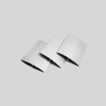 White Aluminum Rolling Shutter Profile 6063 Roller Shutter Slats