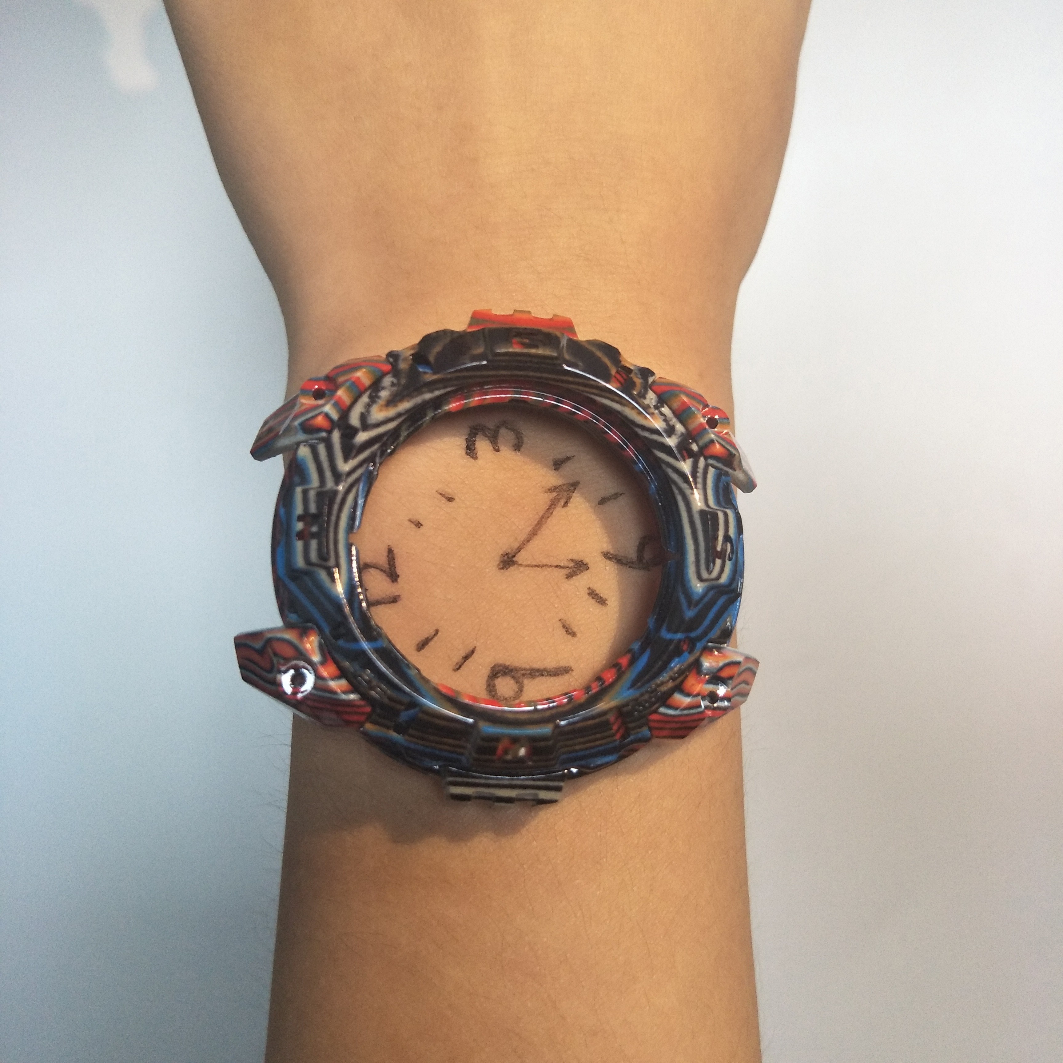 Rapid Prototyping Machine CNC Carbon Fiber Parts Watch Wristwatch Case High Precision