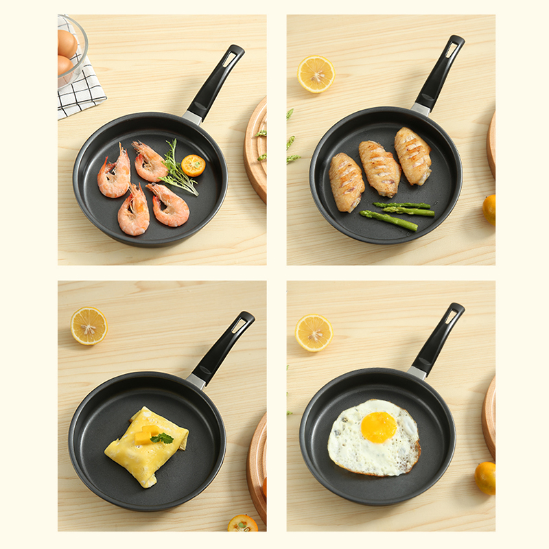 High Quality Gas Stove Iron Flat Bottom Pan Mini Fry Pans Nonstick Frying Pans For Cooking