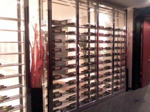 China Hot sale China 304 316 stainless steel wine cabinet gradevin from foshan factory wholesale