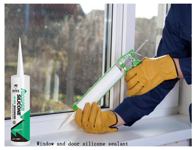 Matte Finish Glazing Glass Silicone Sealant , Bathroom Waterproof Silicone Glue
