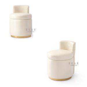 China Modern White Leather Dresser Dressing Chair W002B16B wholesale