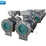 3 Pieces WCB Trunnion Mounted Ball Valve 10" 600LB Carbon Steel