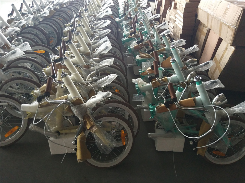16*1.75 Tire Width Foldable Bike Adult Unisex Vintage Style Cycling Fold Up Bicycle