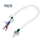 Disposable L-Piece Closed Suction Catheter 72H Double Swivel Elbow