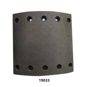 China Spare Parts Truck Brake Lining For Bergische Achsen WVA 19033 None Asbesto wholesale