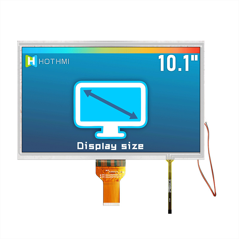10.1 Inch LVDS IPS Sunlight Readable LCD Display With Resistive Touch Panel H101A9WSIFTKR40