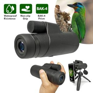 China 12X50MM High Power Prism Night Vision Monoculars With Smartphone Holder wholesale