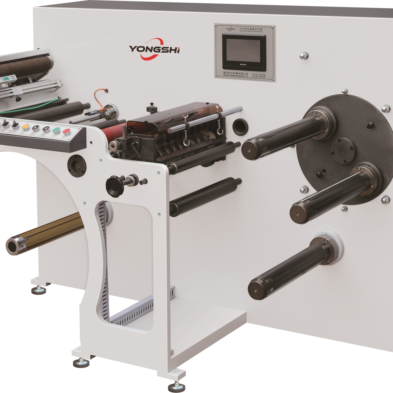 350m/Min Paper High Speed Slitting Machine 380V 4.5Kw