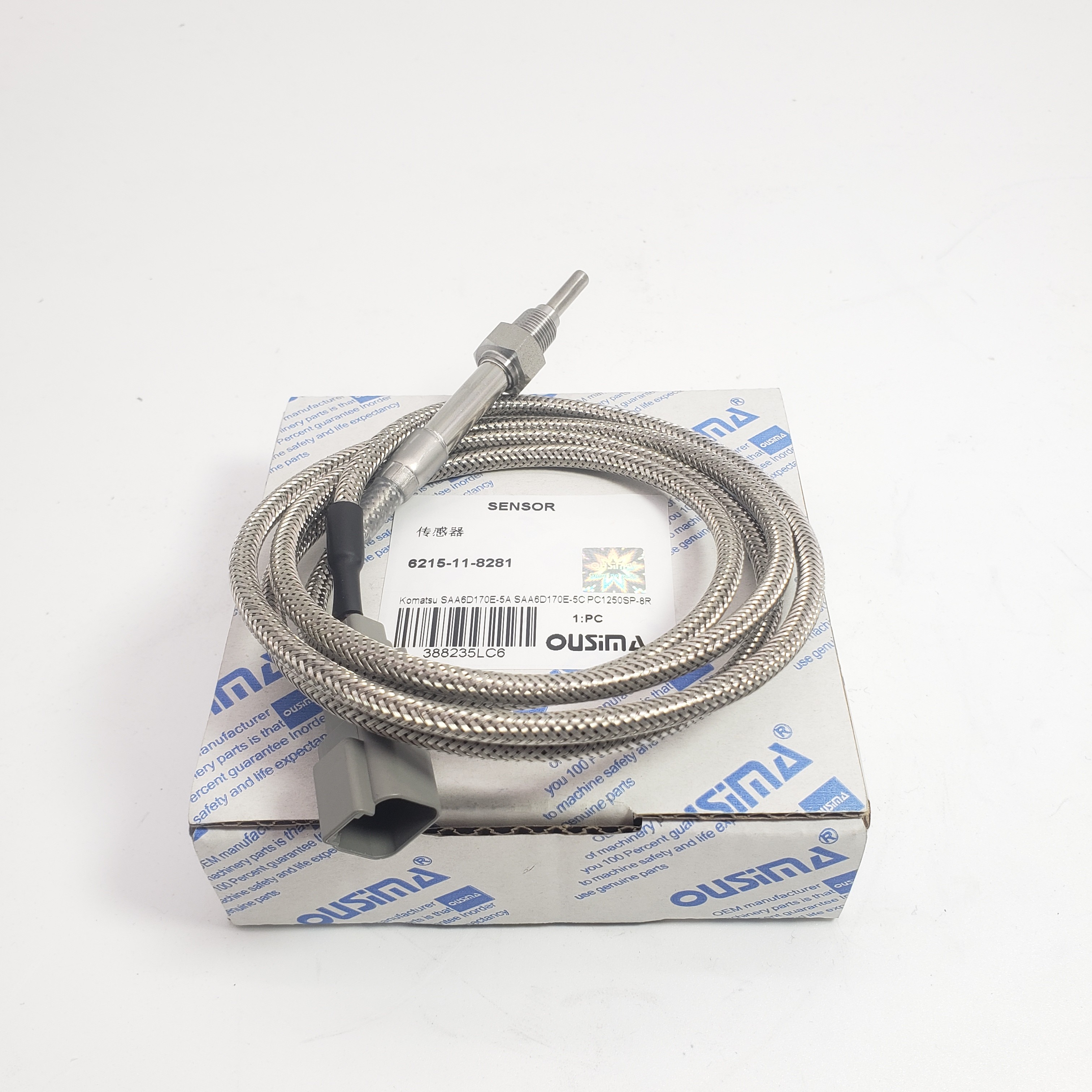 Temperature Sensor 6215-11-8281/6215118281 for SAA6D170E.5A SAA6D170E.5C PC1250SP.8R