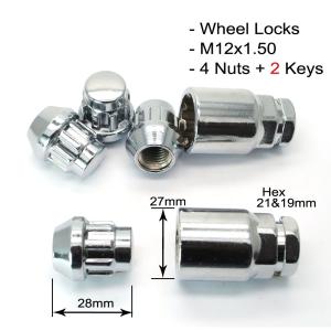 China Auto Car Accessories 8.8 Solid , Ford / Hyundai / Chevrolet Replacement Wheel Nuts wholesale
