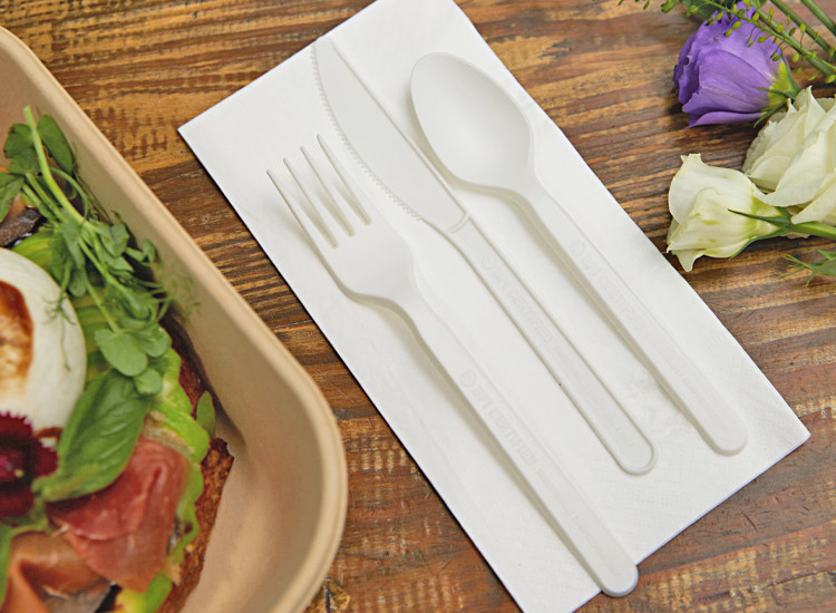 Customization Design CPLA Cutlery 158mm Compostable Knife Eco Friendly