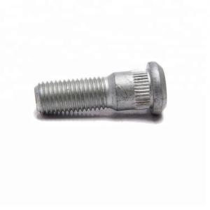 China Car Auto High Tensile Knurl Hub Wheel Bolts Carbon Steel Wheel Hub Bolt wholesale
