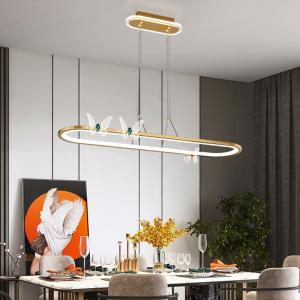 China Gold Color LED Hanging Lamps Modern Pendant Lights For Kitchen butterfly Chandelier(WH-MI-297) wholesale