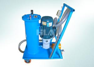 China Hand Push Type Portable Oil Filtration Cart With Europe Brand Pump wholesale