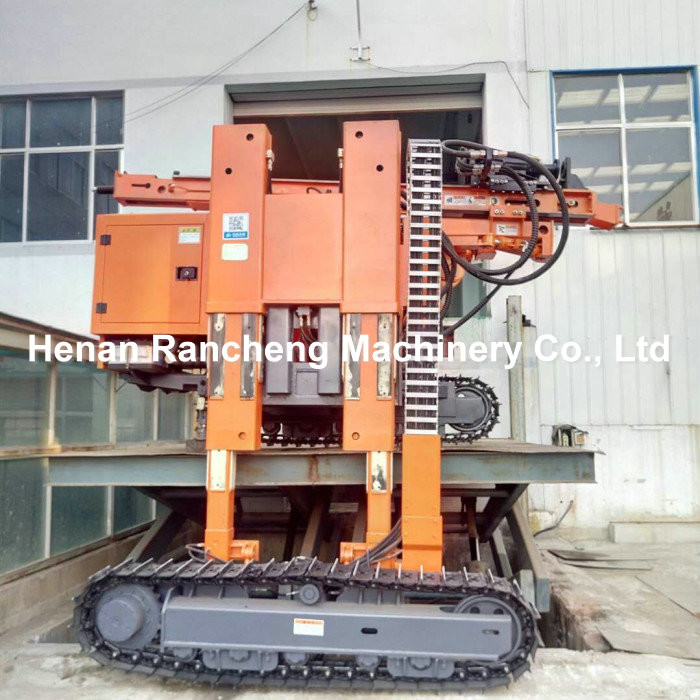 115HP Diesel Engine Solar Hydraulic Pile Driver 100mm - 400mm Drilling Dia