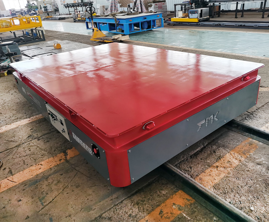 Battery Operated Heavy Load 10 Tons RC Structure Rail Transfer Cart