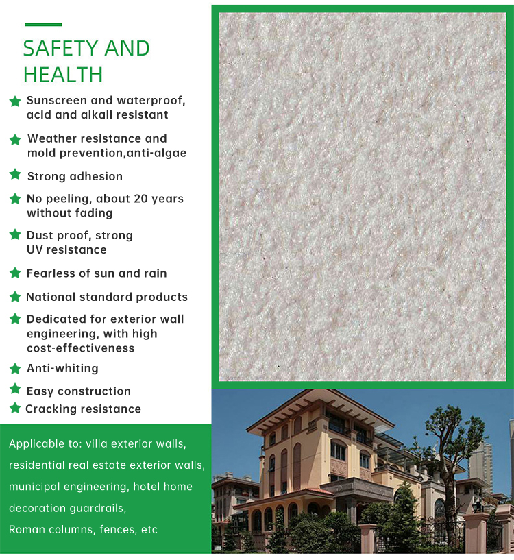 Waterproof Glitter Paint for Exterior Walls in Building Coating CAS No. 24969-06-0