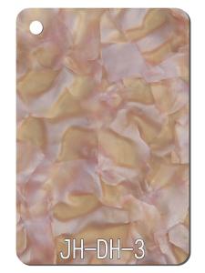 China Light Brown Petal Patterned Acrylic Sheet Anti Scratch 630*1050mm wholesale