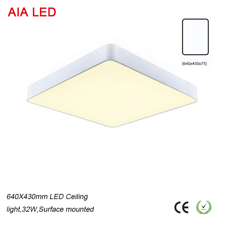 32W 640x430mm Indoor high quality LED Ceiling light for home decoration