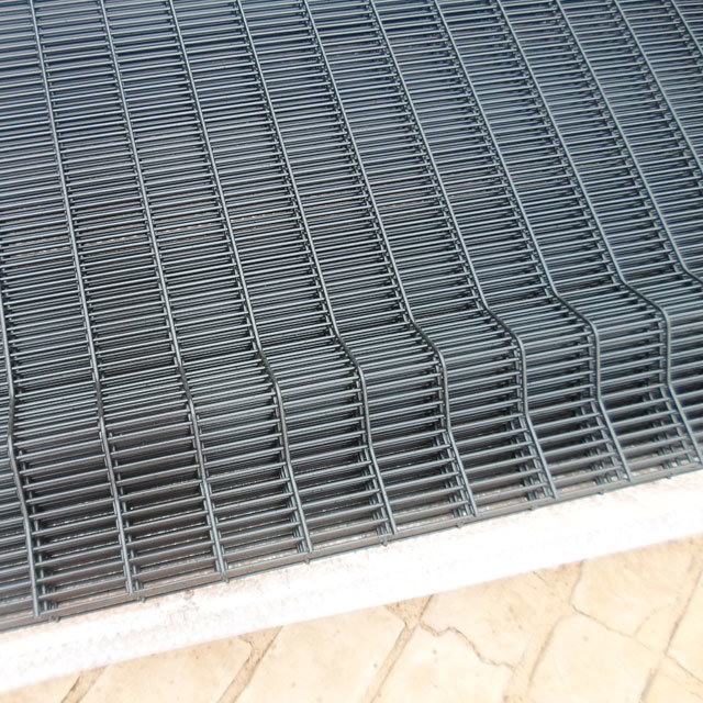 High Security Clear Vu Mesh Fence Panels / 358 Anti Climb Fence / Prison Fencing