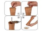 Food Grade Bamboo Wooden Salt & Pepper Mills Natural Color No Microwave