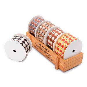 China 4cm Multi Coloured Dots Polyester Jacquard Ribbon Trim wholesale