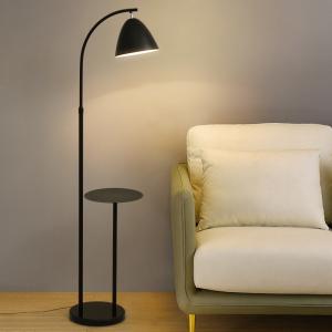 China Coffee table floor light Nordic modern sofa side metal creative marble bedside floor lamp living room standing lamp wholesale