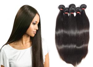 China No Chemical Unprocessed Human Hair Bundles / Silky Straight Remy Hair wholesale