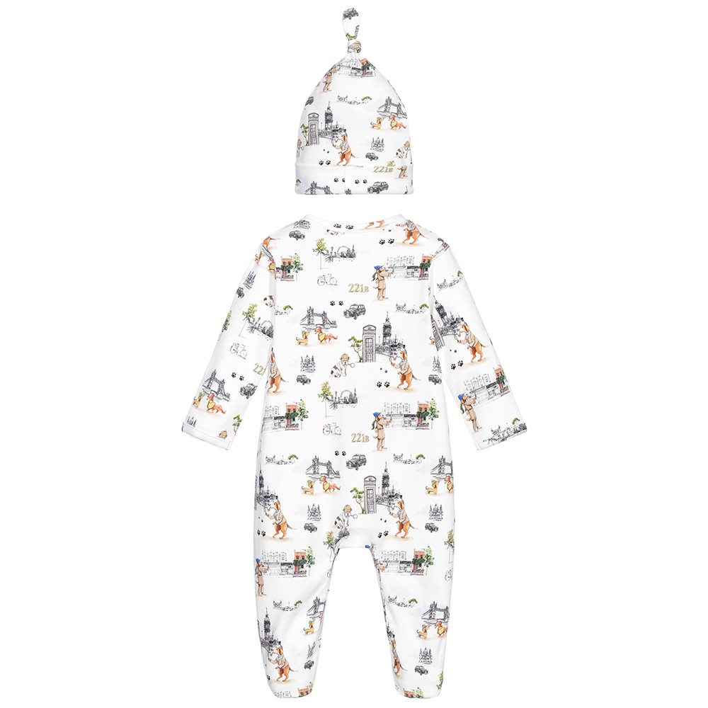 Newborn Jumpsuit Plain Autumn Long Sleeve Infant Clothing Bodysuit Cotton Baby Romper With Hat