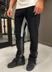 Black Flared Sweatpants Mens Anti-Pilling Streetwear Vintage Flare Paint Spray