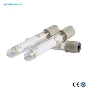 China Medical Gray Vacuum Blood Collection Glucose Tube Disposable wholesale