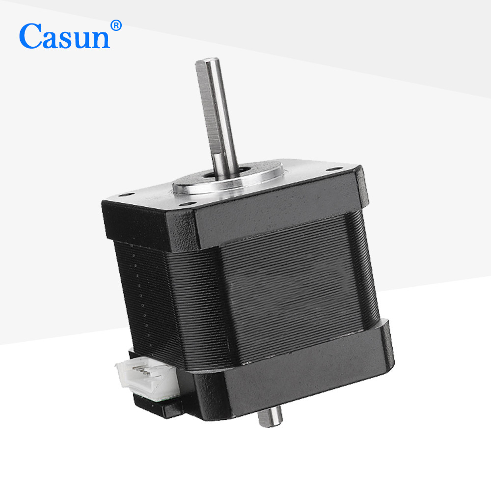 NEMA 17 Dual Axis Stepper Motor 34mm Body 1.33A 0.32N.m With CE RoHS