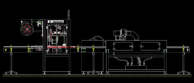 High Speed Shrink Labeling Machine / Machinery , Small Bottle Labeling Machine 150 BPM