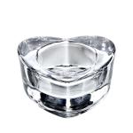 Tangson Heart Shape Glass Candle Holder , Tea Light Candle Holder For Party