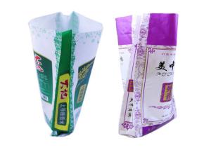China Food Grade Fodable Woven Polypropylene Bags Double Stitched Bottom wholesale