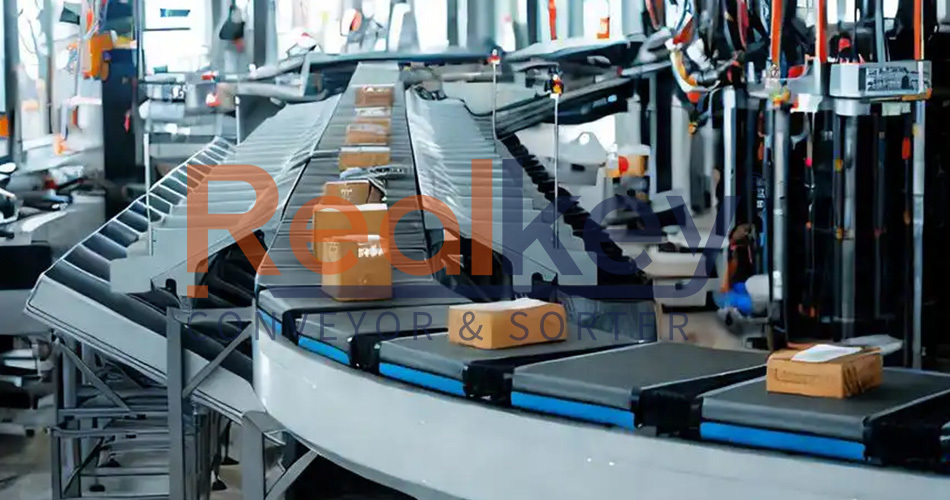 Easy Maintain Cross Belt Sorter Conveyor For Postal And Express Delivery