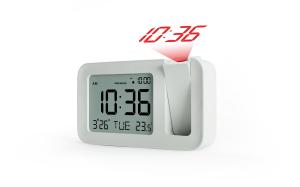 China LCD Display Dimmable Indoor Outdoor Thermometer Clock USB Battery Powered wholesale