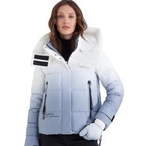 China FODARLLOY Winter Clothes Ladies Warm Wear Short Cotton Jackets Women Solid Color Long Sleeved Reflective Padded Coat wholesale