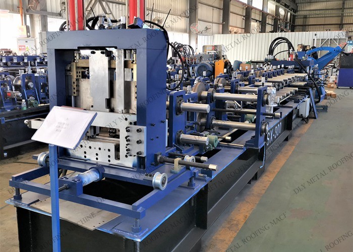 C U Z Automatic C Purlin Roll Forming Machine 80mm Purlin Machine