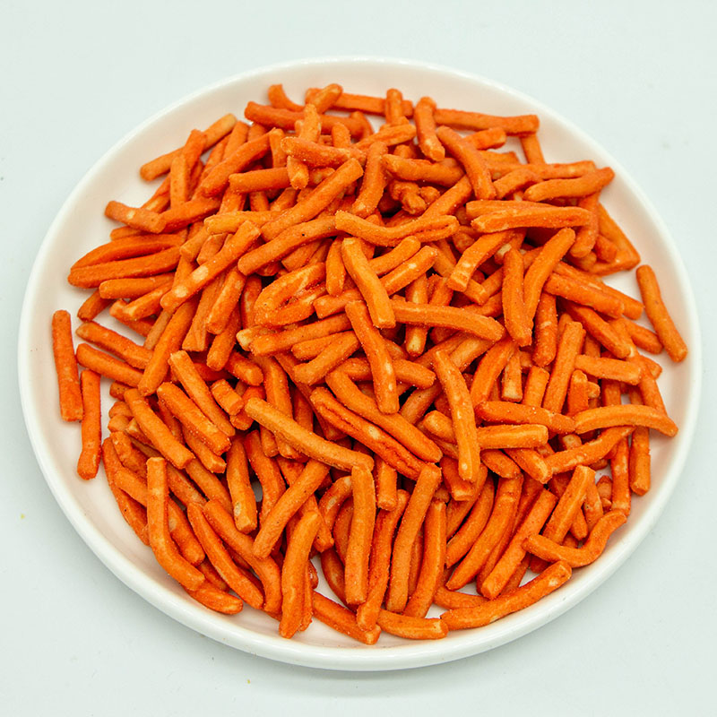 Shrimp Flavor Strips Snack Rice Crackers Chinese Grain Snacks Wholesale Prawn Sticks