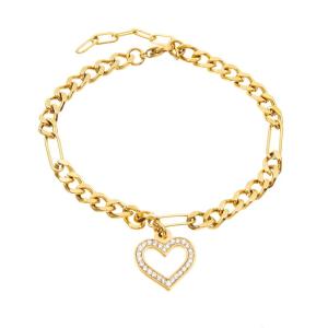 China High End 18K Gold Plated Stainless Steel Bracelet for Women wholesale