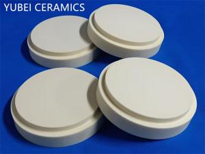 China Ivory 99% Alumina Ceramic Round Plate , Alumina Ceramic Disk wholesale