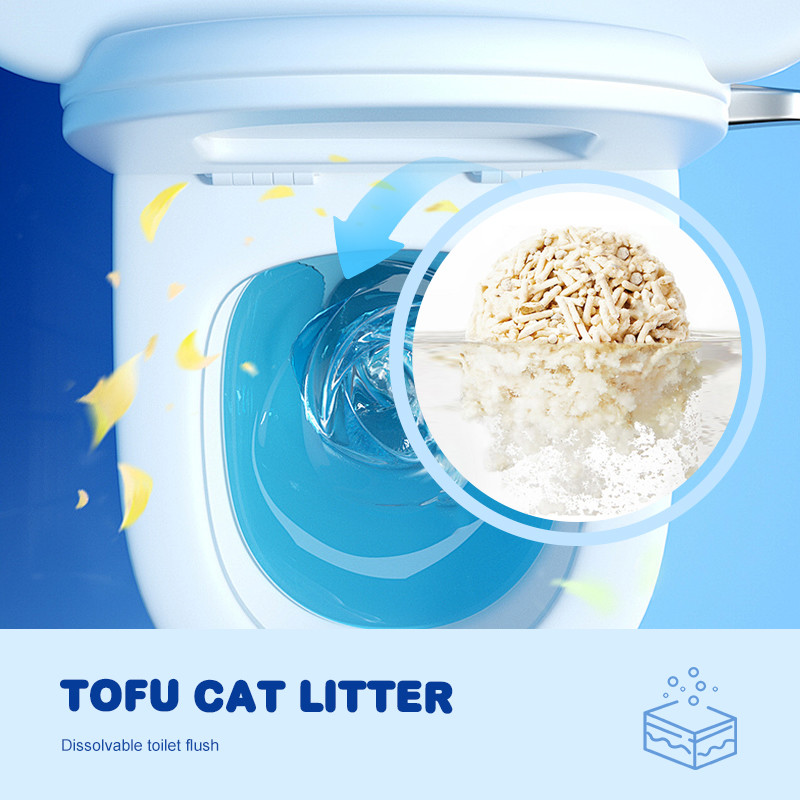 Natural Greentea Tofu Clumping Litter ODM Clumping Biodegradable Cat Litter