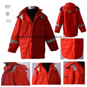 China FR Flame Resistant Winter Jackets With Reflective Tape wholesale