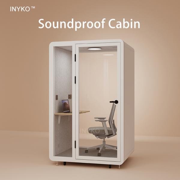 1 Person Prefabricated Office Pod Soundproof Modular Home Office Pods
