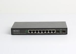 China 16K MAC Learning 8 1000M TP 2 1000M SFP Ports SFP Fiber Switch 10 Ports wholesale