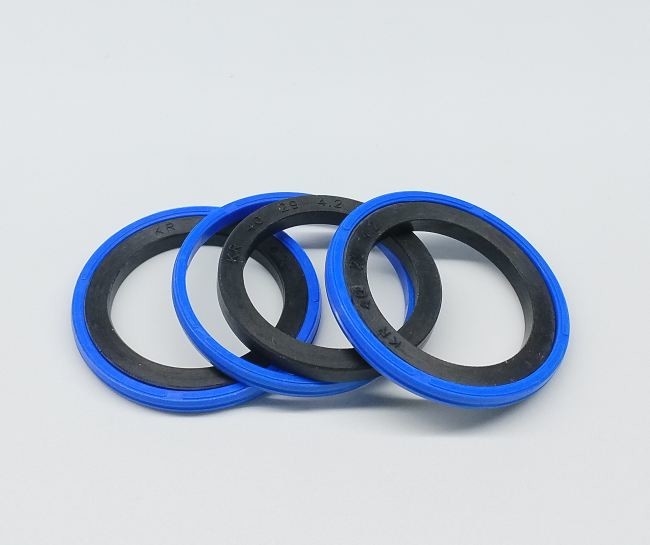 80 Shore A Hydraulic Cylinder Piston Seal Blue PU Material KR 0040 00701 40x29x4.2
