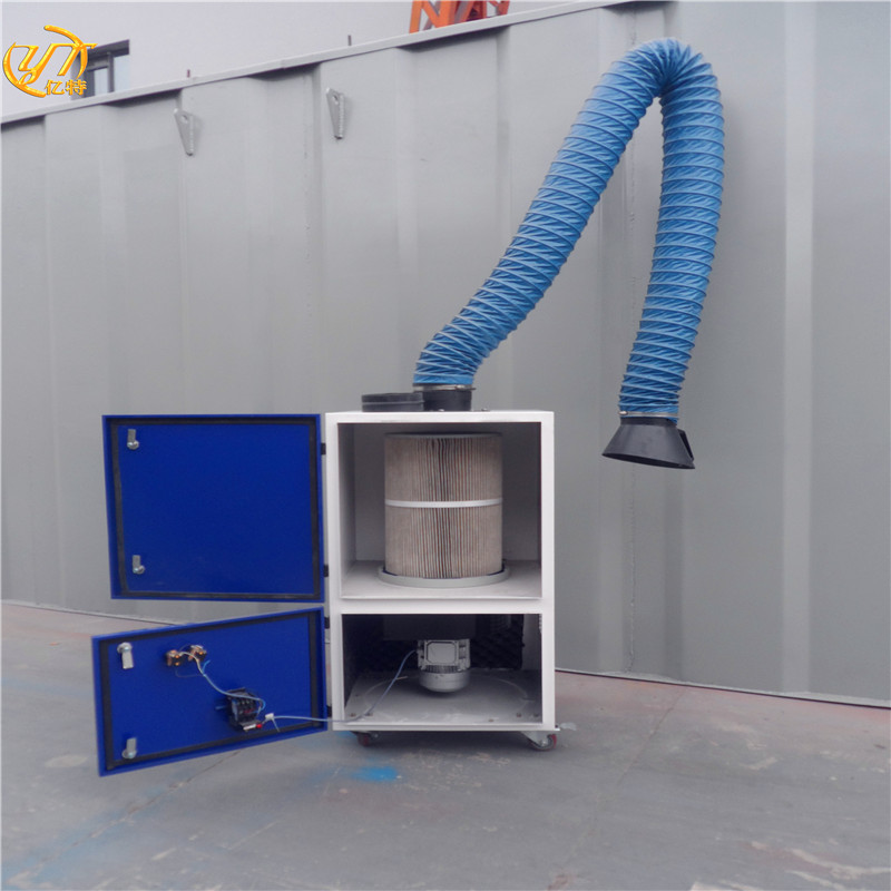 Mobile Welding Soldering Fume Extractor with Arm Size D160*2000mm and Performance